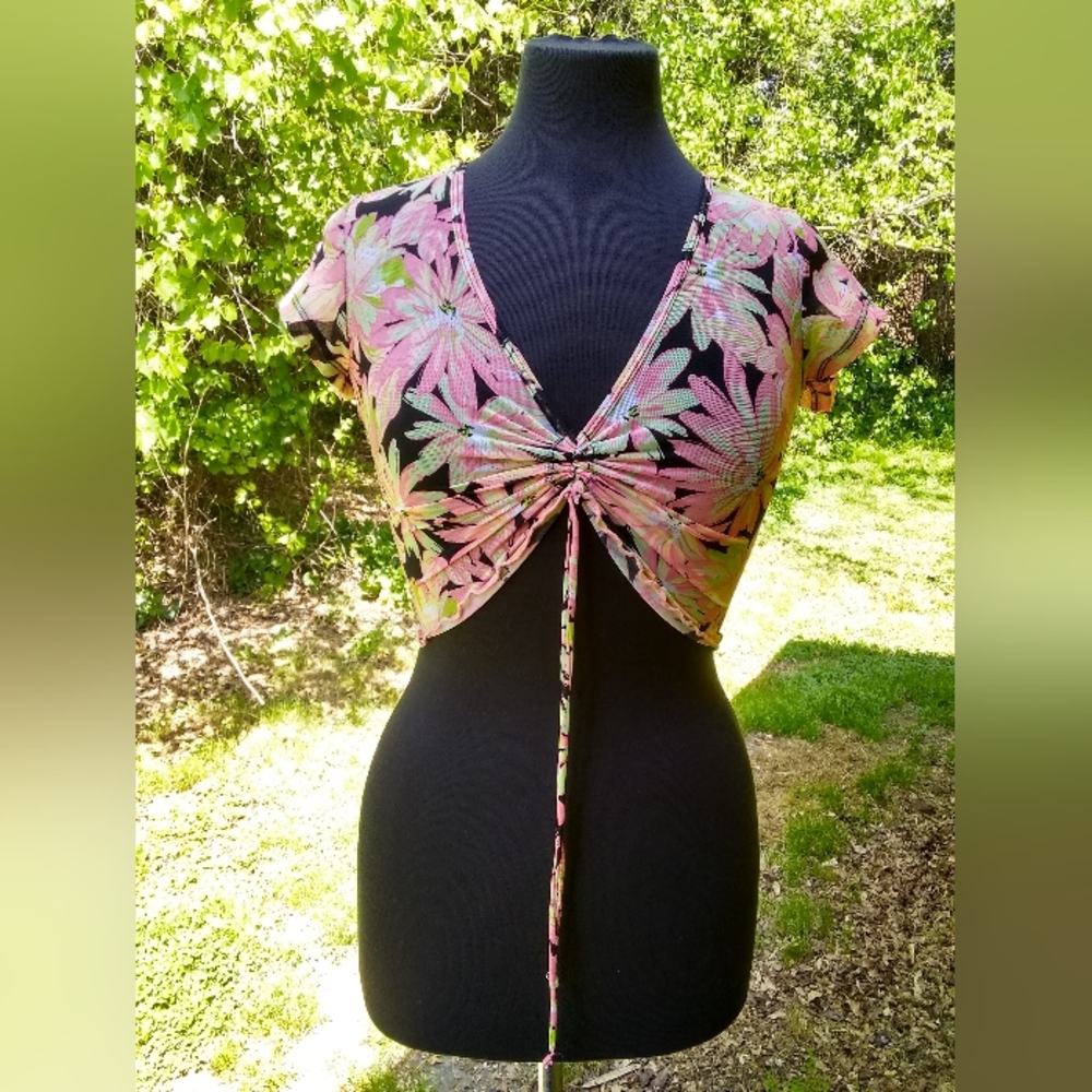 Celebrity Pink Swim Top